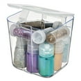 thumbnail image 3 of Stackable Caddy Organizer Containers, Small, Clear | Bundle of 5 Each, 3 of 7