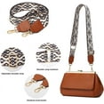 thumbnail image 5 of retro leather small square bag single shoulder crossbody simple style women clip bag, 5 of 6