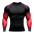 thumbnail image 3 of Yifymode Mens Long Sleeve Compression Shirts Quick Dry Moisture Wicking Athletic Workout Raglan Sleeve Running Gym Training Active Undershirts, 3 of 6