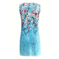 thumbnail image 3 of MORTTIC Women's Sleeveless Floral Print Boho Sundress, Casual Loose Fit Summer Tank Dress, S, 3 of 4