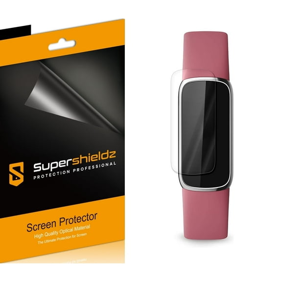 (3 Pack) Supershieldz Designed for Fitbit Luxe Screen Protector, (Full Coverage) High Definition Clear Shield (TPU)