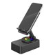 thumbnail image 2 of Soporte para Teléfono Móvil en con Elevación y Rotación Soporte para Teléfono Móvil con Altavoz Bluetooth y Altavoz Bluetooth Negro, 2 of 5