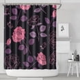 thumbnail image 2 of Waterproof Pioneer Shower Curtain 84x72 Inch Polyester Unique Colorful Floral Shower Curtain for Bathroom Hotel Home Decor with 12 Plastic Hooks, 2 of 5