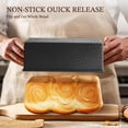 thumbnail image 3 of KITESSENSU Bread Pan for Baking, Pullman Loaf Pan with Lid, Non-Stick Bread Loaf Pan Heavy Duty, Carbon Steel Bread Baking Pan, Black, 3 of 7