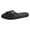 Black, variant on PMVFHDE Embroidered Mesh Slippers Women Boxy Mule Flat On Shoes Indoor Comfort Breathable Casual Sandals Pink - 7