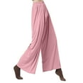 thumbnail image 5 of Up to 65% off! Plus Size Sweatpants for Womens High Waist Casual Casual Solid Color Elastic Loose Pants Straight Wide Leg Trousers Pants, 5 of 7