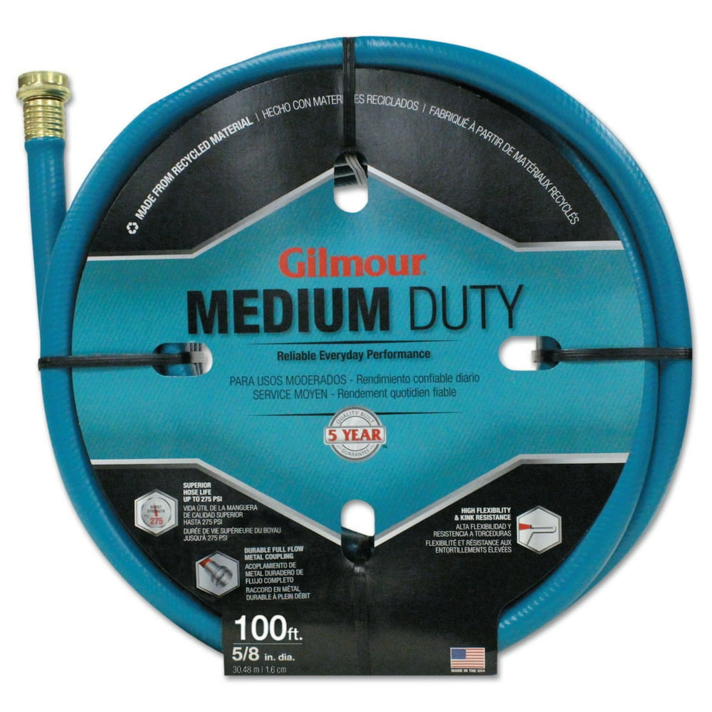 Gilmour Flexogen Garden Hose, 5/8 in X 100 ft, Gray