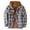 Multicolor, variant on Mens Sherpa Fleece Lined Plaid Shirts Jackets Hoodie Coat Casual Thermal Zip Up Flannel Jackets Winter Warm Work Coat Outwear