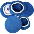 thumbnail image 1 of Almohadilla de microfibra suave para encerar y pulir automóviles, paquete de 5 (azul oscuro, 9"-10"), 1 of 4
