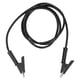 thumbnail image 1 of Cable de prueba con pinza de cocodrilo, cable de prueba de apertura de 10 mm con doble extremo para vehículo con batería, color negro VoborMX herramienta, 1 of 8