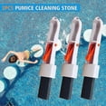 thumbnail image 3 of pool stain remover - pumice stone - rust stain removal with ez-clip handle - pool and spa cleaning tool3pcs21*4.5*3.5cm, 3 of 5