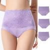 

RPVATI Women Breathable High Waisted Panties Plus Size Full Coverage Briefs Comfort Underwear