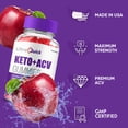 thumbnail image 2 of UltraQuick Keto ACV Gummies, Ultra Quick + Apple Cider Vinegar max strength, 1 Month Supply  (2 Pack), 2 of 6