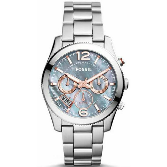 Women's Perfect Boyfriend ES3880 Silver Stainless-Steel Quartz Fashion Watch