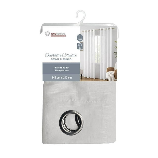Cortina para Ventana Home Creations DecorativaBlanco