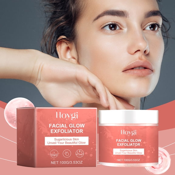 Facial Exfoliating Scrub, Cleanses Skin, Refreshing and Non-Tightening, Controls Oil, Gentle Care Scrub