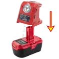 thumbnail image 4 of USB Phone Charger Adapter For Craftsman 19.2V Ni-cd Battery Powered Cordless Portable w/LED Light, 4 of 9