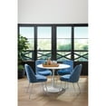 thumbnail image 2 of OSP Home Furnishings Flower Dining Table with White Top and Metal Steel Base, 2 of 2