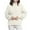 White, variant on Herrnalise Women's 2024 Turtleneck Batwing Sleeve Loose Oversized Knitted Pullover Sweater Jumper Tops Yellow,S