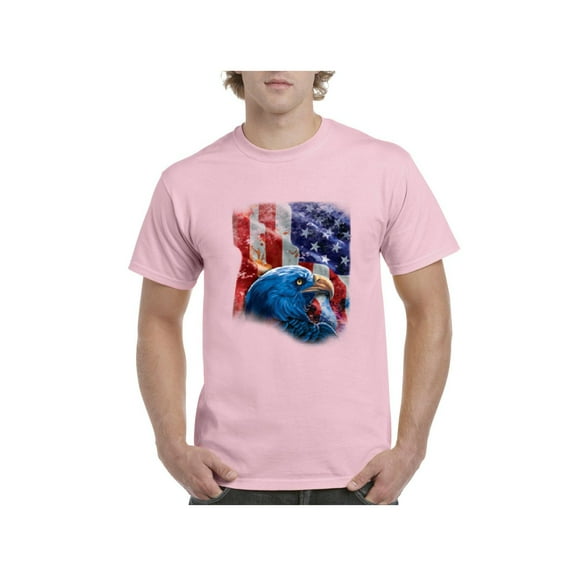 Normal is Boring - Men's T-Shirt Short Sleeve, up to Men Size 5XL - American Flag 4th of July