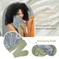 thumbnail image 5 of BONNET QUEEN Silk Bonnet for Sleeping Satin Bonnet with Tie Hair Wrap Double Layer Sleep Cap for Women Curly Hair, 5 of 6