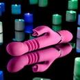 thumbnail image 3 of Evolved Pink Dragon Rabbit Vibrator, Pink, 3 of 8