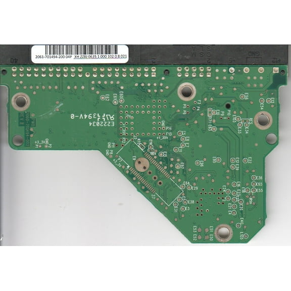 WD3200AAJB-00TYA0, 2061-701494-200 04P, WD IDE 3.5 PCB