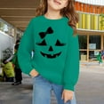 thumbnail image 2 of Mercatoo Halloween Pullover for Kids Unisex Crewneck Graphic Long Sleeve Sweatshirt Printed Casual Pullover Tops, 2 of 6