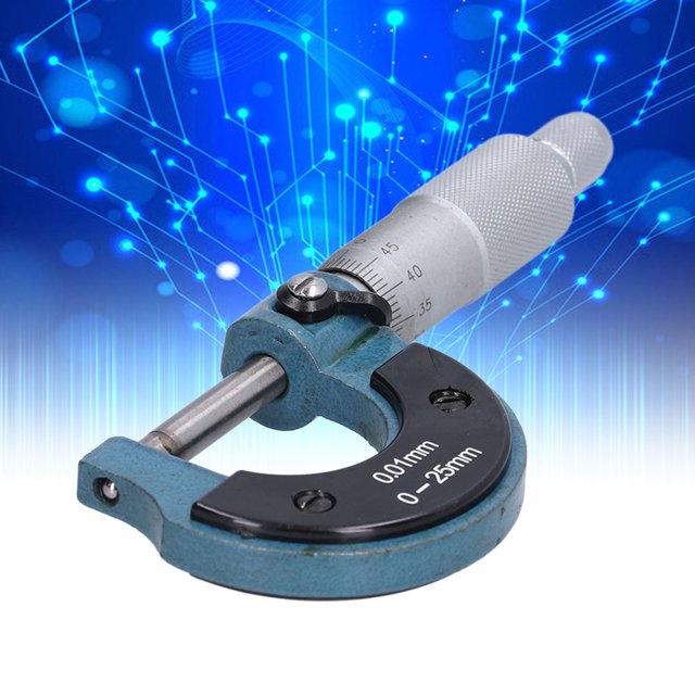 Micromètre Extérieur 0.01mm avec Clé en Acier Inoxydable Épaisseur Micromètre