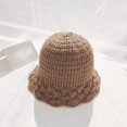 thumbnail image 3 of CoCopeaunts Ladies Bucket Hat Autumn Winter Knitted Breathable Basin Hat Leisure Fascinator Fungus Brim Foldable Fisherman Hat, 3 of 8