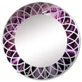 thumbnail image 2 of Designart "Dreaming of Looping on a Rollercoaster II" Architecture Round Wall Mirror - Industrial Oval Printed Decorative Oversized Mirror - Multiple Color Options, 2 of 4