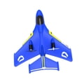 thumbnail image 1 of Avión RC de juguete para aficionados, juguetes voladores para exteriores, ligero, de espuma EPP, avión RC Azul, 1 of 9