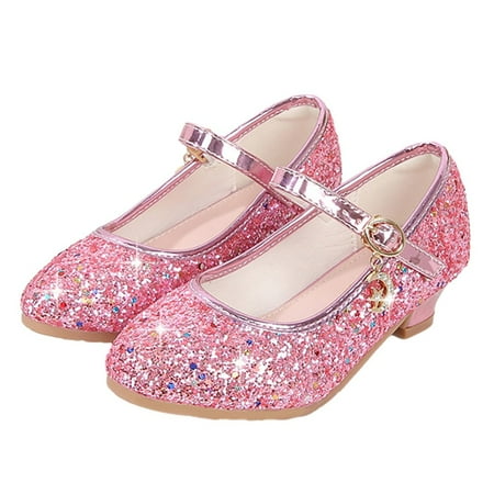 

Girls Toddler/Little Kid Dress Pumps With Heels Party Wedding Princess Shoes