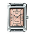 thumbnail image 2 of Casio Reloj Estándar Analógico de Acero Inoxidable con Esfera Rosa y Movimiento de Cuarzo LTP-1234DD-4A para Mujer, 2 of 2