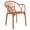 Coral Red, variant on Avaloomia Home Outdoor Dining Chairs Set of 4, All Weather Stackable Plastic Patio Chairs with Armrest & Anti-Slip for Garden Porch Deck Kitchen No Assembly, Black