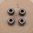 thumbnail image 3 of K-KED Multicolor 80 Pcs Gun Black Spacer Beads 9.9X9.9X7.3MM Diy Crafts D11861-White K-80 PCS, 3 of 7