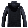 thumbnail image 4 of Chaqueta de invierno de talla grande con forro polar para exteriores, resistente al frío, de algodón, acolchada, impermeable, resistente al desgaste, para montañismo, esquí y montañismo, 4 of 4