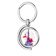thumbnail image 1 of Tour Eiffel Contour France Paris Rotation Porte-Clés Porte-Clés en Métal, 1 of 2