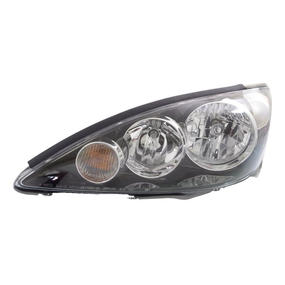 KarParts360 For Toyota Camry 2005 2006 Headlight Assembly Driver Side | Composite | With Bulbs | Black | SE Model | Replacement For TO2502156 | 8115006190