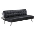 thumbnail image 4 of OSP Home Furnishings Sawyer Sofa Bed, Black, 4 of 13
