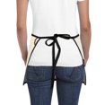 thumbnail image 4 of Men Women Aprons with Pockets Work Waist Apron Coffee Tea Half Apron, 4 of 6