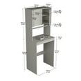 thumbnail image 7 of Inval America 2-Door Engineered Wood Laundry Cabinet in Washed Oak, 7 of 7