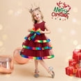 thumbnail image 2 of Mercatoo Toddler Girl Dresses 4t 𝐏𝐚rty Toddler Girls Sleeveless Christmas Paillette Tulle Princess First Birthday Dress Girl, 2 of 9
