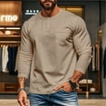thumbnail image 6 of VJATTWR Mens Crew Neck Long Sleeve Pullover Shirts Casual Lightweight Fitted Basic T-Shirt M, 6 of 9