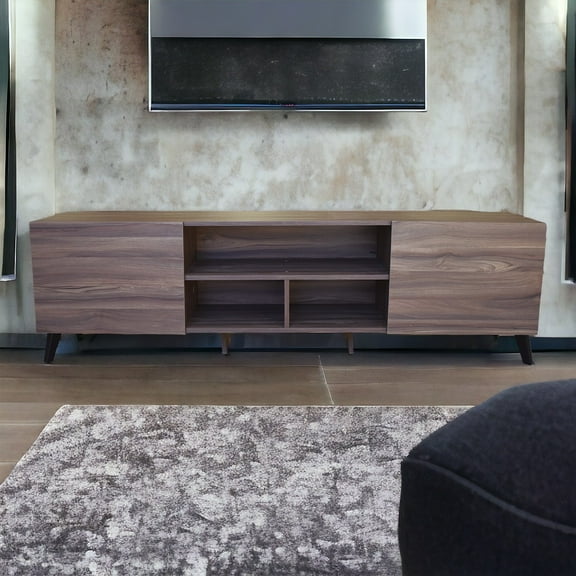Mueble para TV Hogare Parota Centro de entretenimiento 80'