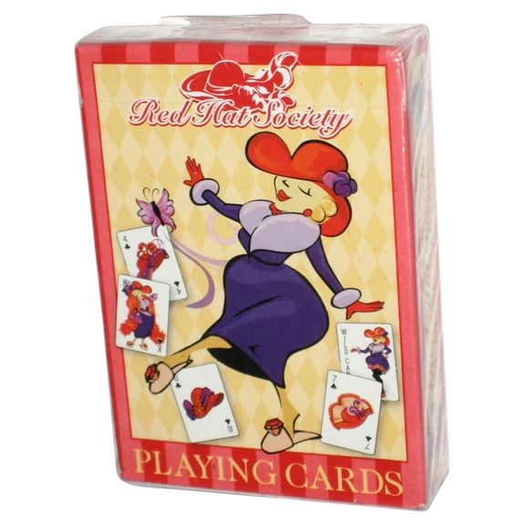 Red Hat Society Bicycle US Playing Cards
