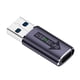 thumbnail image 3 of Adaptador QC 4.0 USB 3.1 A PD Tipo C 10 Gbps 5 V 3 (gris), 3 of 4