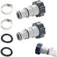 thumbnail image 1 of Adaptador de manguera de piscina con rosca, adaptador de reemplazo para conexiones de 1,5" y 1,25"., 1 of 5