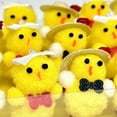 thumbnail image 5 of Dongrere Easter Toys Easter Chick Stuffed Mini Chicken Stuffed Animal Plush Doll for Easter Party Favors Easter Egg, 18Pcs, 5 of 9
