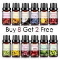 thumbnail image 1 of Compre 8 y obtenga 2 gratis 10ml Difusor de aceite de fragancia de fruta de la pasión Fresa Mango Sandía Aceite saborizante de coco para la fabricación de jabón de spa Tan Jianjun unisex, 1 of 2